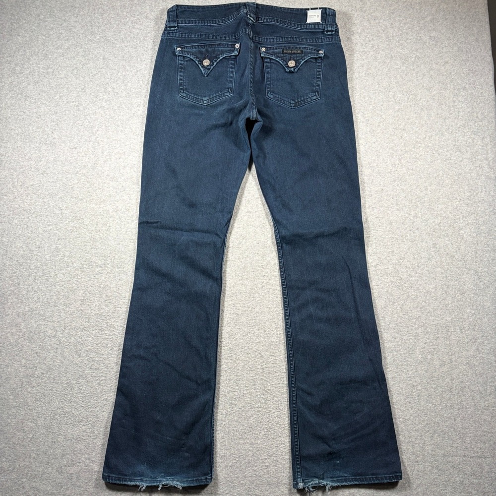Hudson Signature Bootcut Jeans Women Size 31 Blue Flap Pocket 33" Inseam